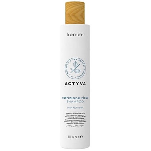 Kemon Actyva Nutrizione Ricca szampon 250ml suche włosy 1