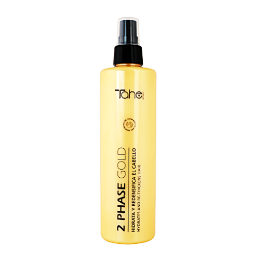 Tahe Gold 2 Phase fluid dwufazowy nawilża zagęszcza włosy 300ml 1