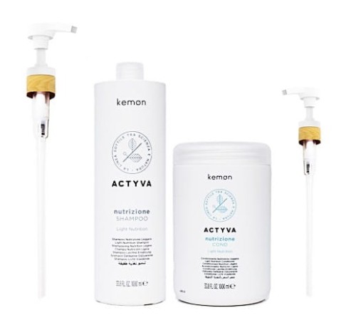 Kemon Actyva Nutrizione Light szampon+cond 2x1l 1