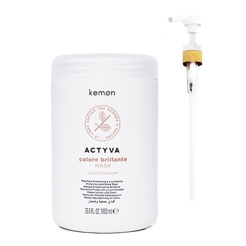 Kemon Actyva Colore Brillante maska 1000ml włosy farbowane 1