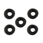 IzA gumka do włosów frotka czarna 5 sztuk