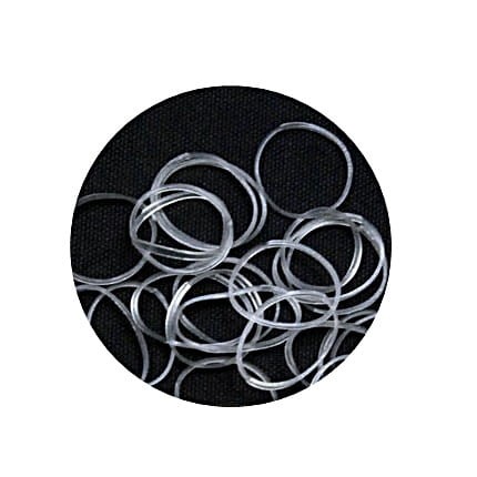 IzA gumki silikonowe transparentne 300 sztuk 1