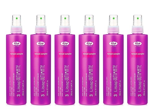 Lisap Ultimate Straight Fluid spray wygładzający 6x250ml  1