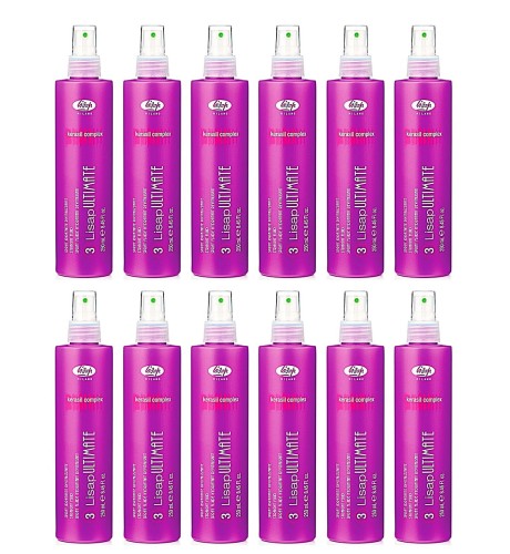 Lisap Ultimate Straight Fluid spray wygładzający 12x250ml  1
