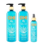 CHI Aloe Vera Curl Set szampon 340ml +odżywka 340ml +leave-In 177ml