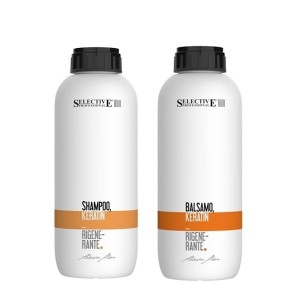 Selective Artistic Flair Keratin set szampon + odżywka 2x1000ml