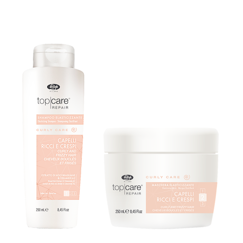 Lisap Top Care Curly zestaw szampon + maska 2x250ml kręcone włosy 1