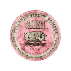 Reuzel Grease Heavy Hold woskowa pomada różowa 113g