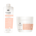 Lisap Top Care Curly zestaw szampon 1000ml + maska 500ml kręcone włosy 1