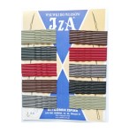 IzA 0614 wsuwki karbowane 60mm 100szt mix jesień