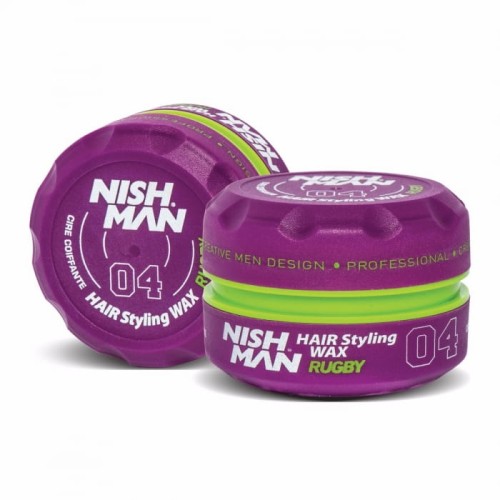 Nishman Styling Wax 04 RUGBY pomada średnie utrwalenie fiolet 150ml 1