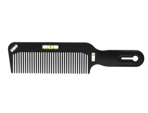 Eurostil 4349 grzebień barberski czarny 3 poziomice 1