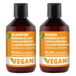 Bioelixire Bio Bambusem Algami szampon i maska 2x300ml