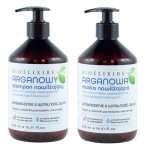 Bioelixire Argan Oil szampon + maska nawilża 2x500ml