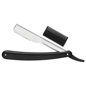 Kiepe brzytwa fryzjerska z żyletką i nakładką