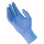 Rękawiczki nitrylowe bezpudrowe niebieskie 100 szt. L 