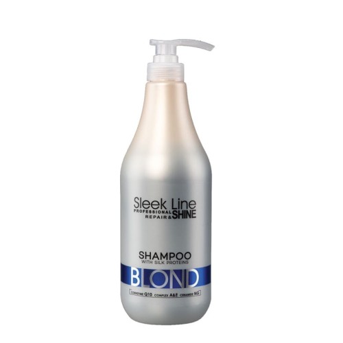 Stapiz Sleek Line Blond Blue szampon do włosów blond 1000ml 1