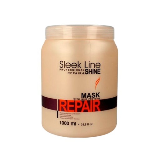 Stapiz Sleek Line Q10 Repair maska do włosów zniszczonych 1000ml 1