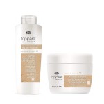 Lisap Top Care Elixir argan szampon 500 + maska 250 rozświetlający zestaw