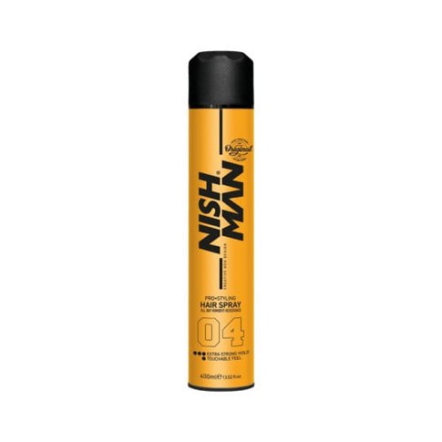 Nishman HAIR SPRAY 04 lakier ekstra mocy do włosów 400ml 1