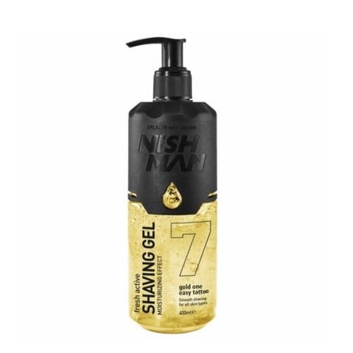 Nishman Shaving Gel 7 Gold One żel do golenia 400ml 1