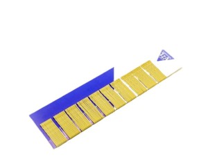 IzA 335/100 wsuwki karbowane 2 kulki beżowe 5cm - 100szt.