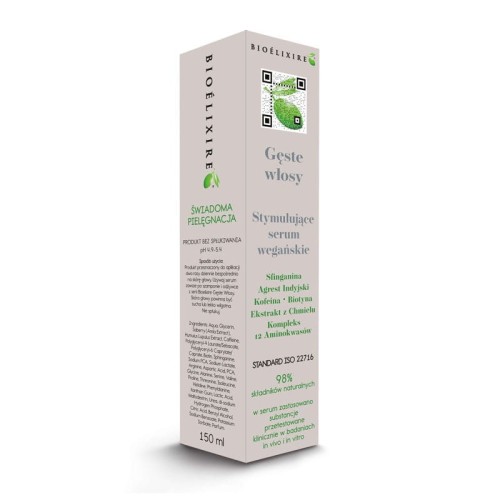 Bioelixire Gęste Włosy wcierka na porost włosów 150ml 1