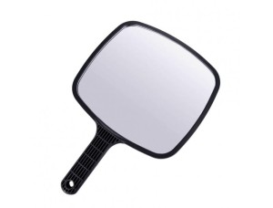 Poniks BL015 prostokat lustro fryzjerskie z rączką