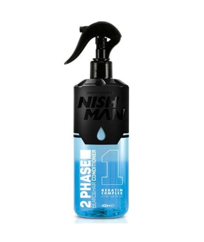 Nishman 2-Phase Beard & Hair odżywka bez spłukiwania 400ml 1