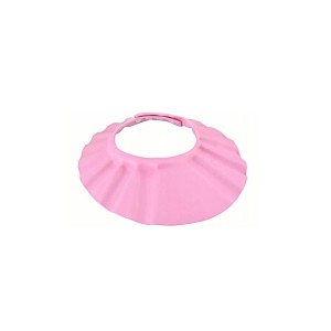 Rondo kąpielowe daszek do mycia głowy dzieci różowe