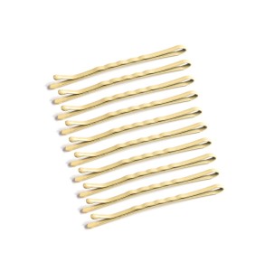 IzA 335/10 wsuwki karbowane 2 kulki beżowe 5cm - 10 szt. 