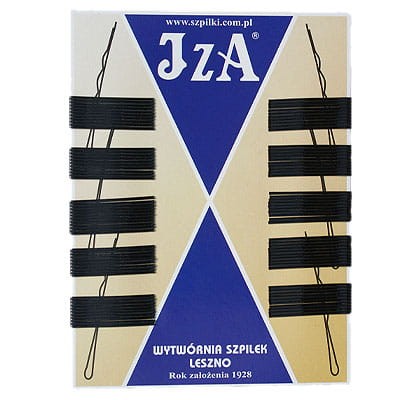 IzA 004/100 wsuwki czarne krótkie proste 100 sztuk 40mm  1