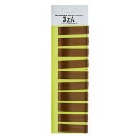 IzA 017/100 wsuwki proste bez kulek brązowe 7cm 100 szt.