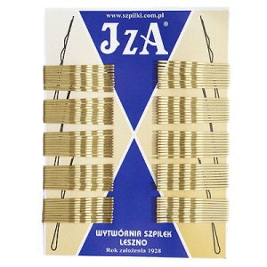 IzA 325/100 wsuwki karbowane złote 100 sztuk 50mm