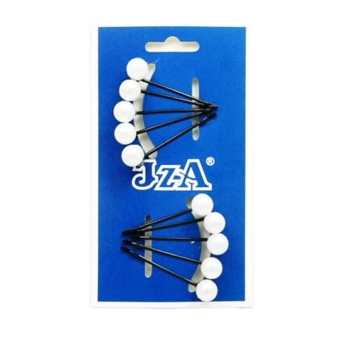 IzA FBB/P/10 wsuwki czarne proste 10 sztuk 50mm z perłą 1