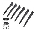 Blackomb CK022 Carbon klipsy fryzjerskie czarne 6 szt. 1