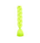 Włosy syntetyczne sztuczne do warkoczy upięć 60cm neonowy żółty