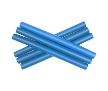 Papiloty do włosów elastyczne niebieskie 6szt. 14mm 1