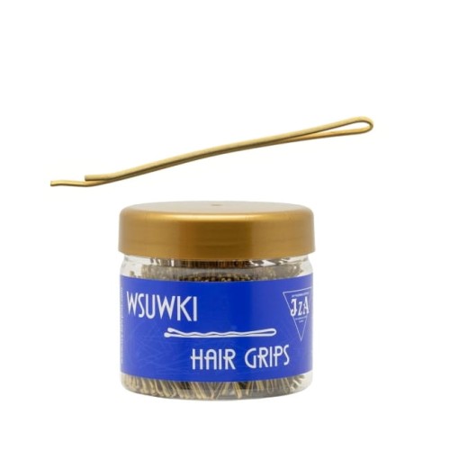 IzA 025/G Prosta wsuwka do włosów 5cm 500g złota 1