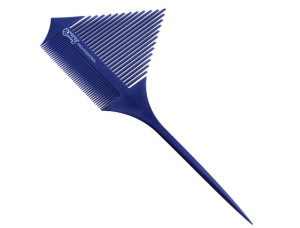 Poniks DG044 grzebień 3D do pasemek baleyage szeroki trójkąt dwustronny