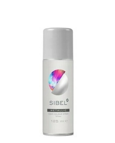 Sibel Metallic Silver spray koloryzujący włosy srebrny 125ml 1