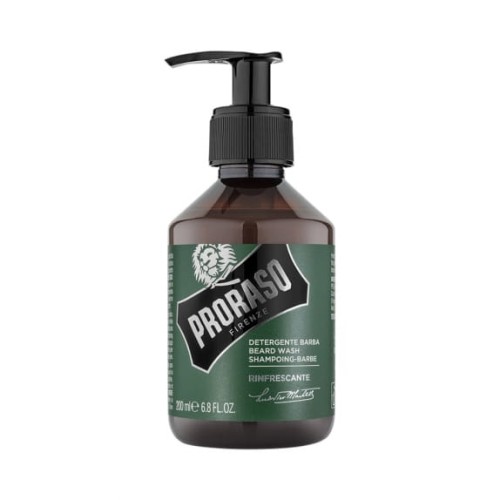 Proraso Green Beard Wash Rinfrescante szampon do brody 200ml 1