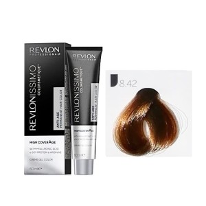 Revlon Revlonissimo High Coverage 8.42 miodowy blond, farba mocno kryjąca  60ml