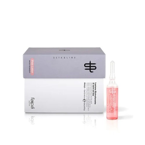 Faipa Roma SETA & LINO Essential Oil Pink włosy zniszczone ampułki 12x13ml 1