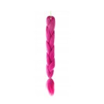 Włosy syntetyczne sztuczne do warkoczy upięć 60cm ciemny róż