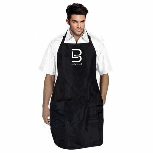 LEVEL3 Apron fartuch barberski fryzjerski czarny 1