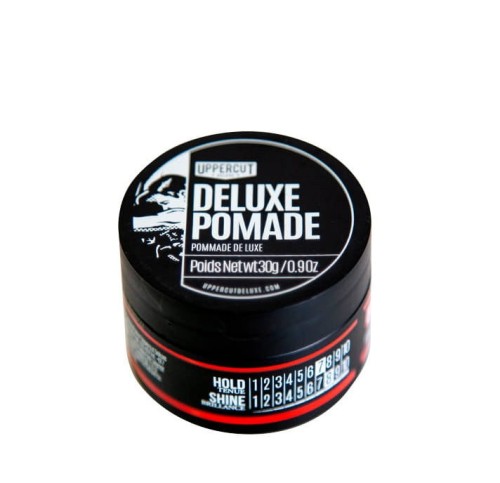Uppercut Deluxe Pomade Red mocna pomada z połyskiem do włosów 30g  1