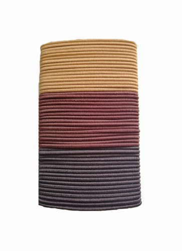 Gumki do włosów elastyczne cienkie brązy 48 sztuk 1