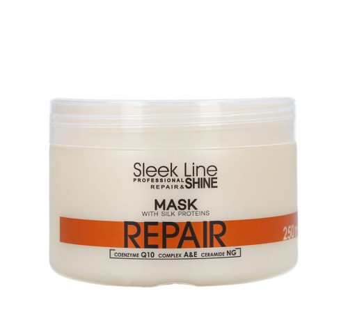 Stapiz Sleek Line Q10 Repair maska do włosów zniszczonych 250ml 1