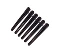 Poniks BKL003 klipsy plastikowo-metalowe czarne 10cm 6szt. 1